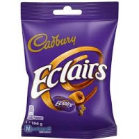 CADBURY Eclairs Classic saldainiai 166 g